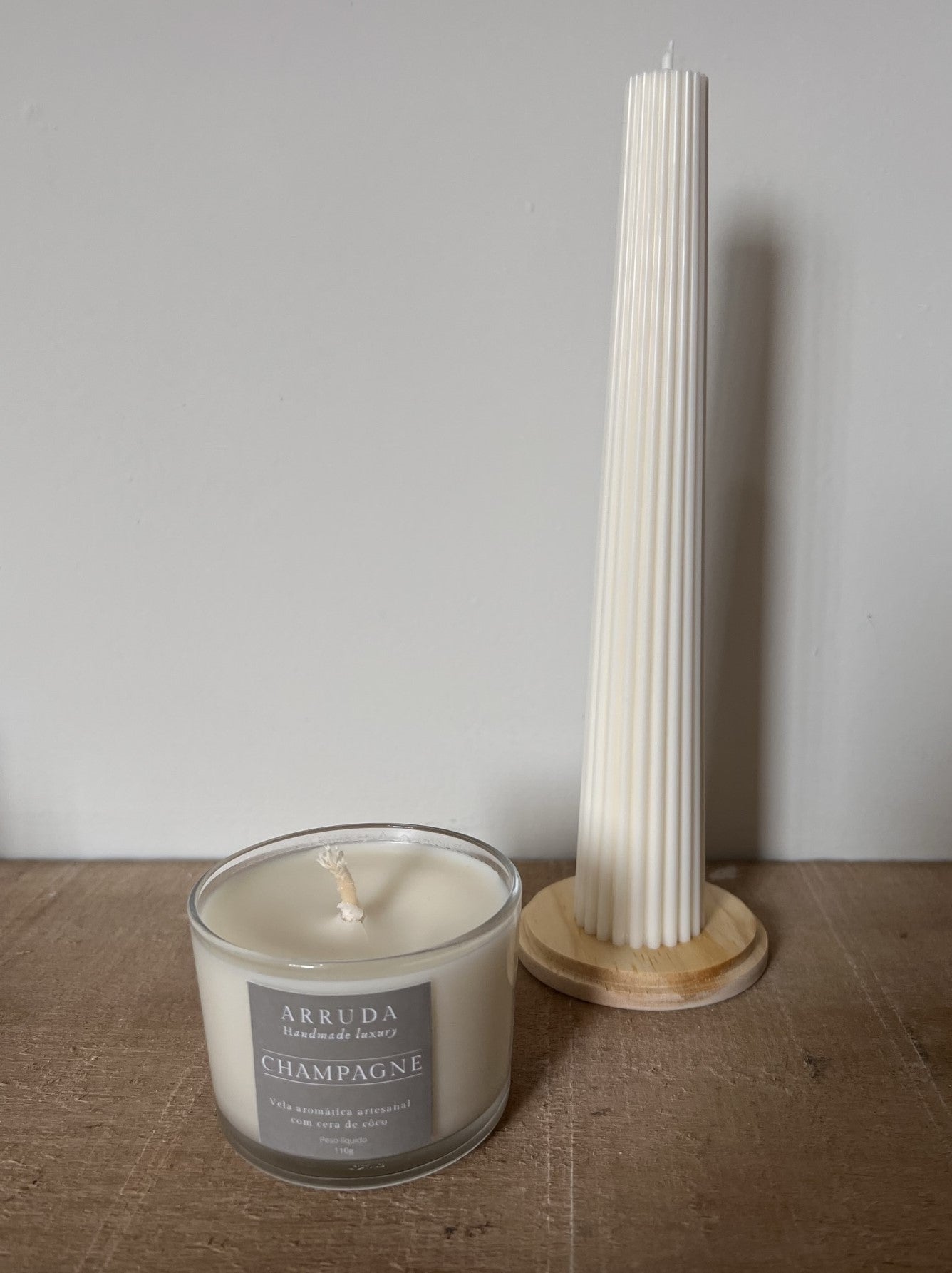 Classic Candle Petit - Champagne