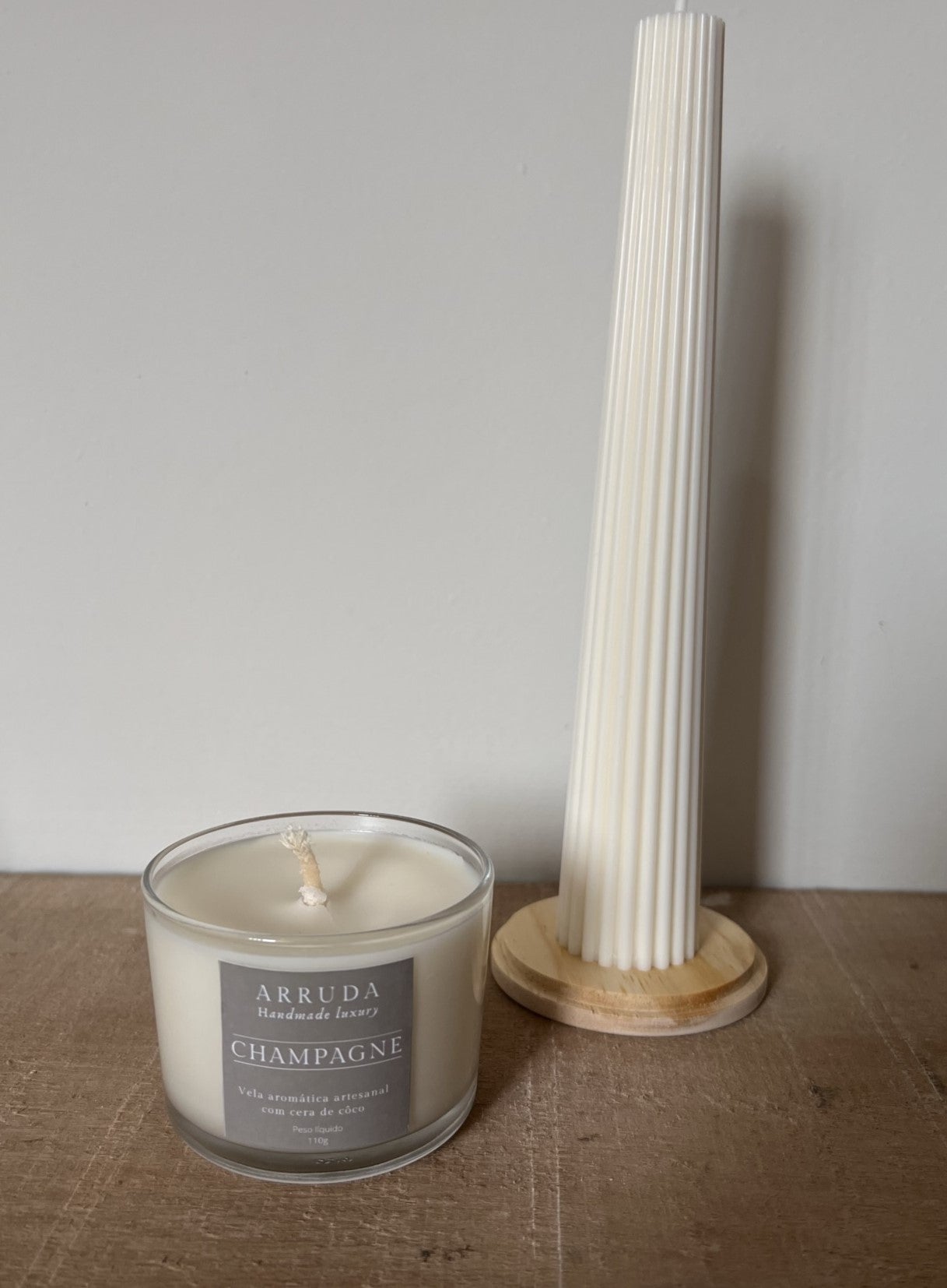 Classic Candle Petit - Champagne